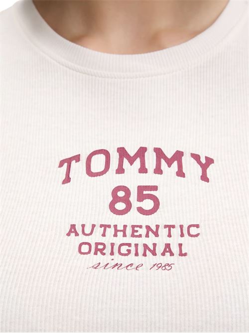 T-shirt slim fit a costine Tommy Jeans | DW0DW21849YBH